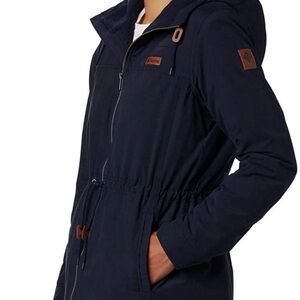 Columbia women’s chatfield hill fleece lined hooded anorak jacket